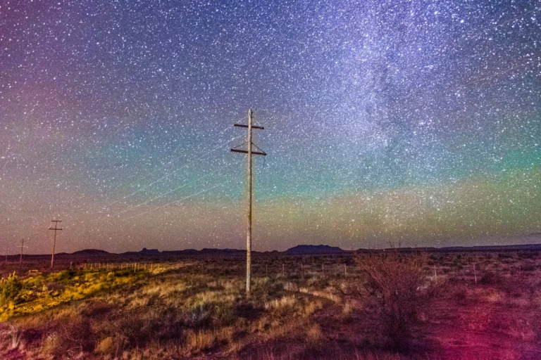 The Marfa Lights in Central Texas