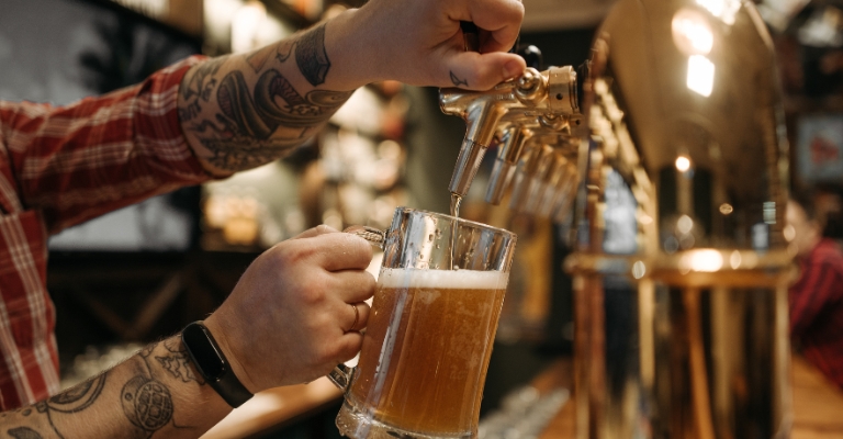 Pouring-a-Beer